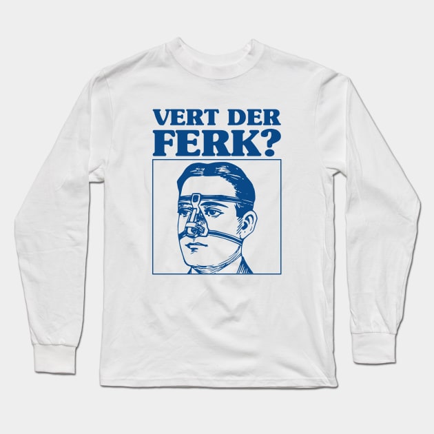 Ferk Face Long Sleeve T-Shirt by Riel